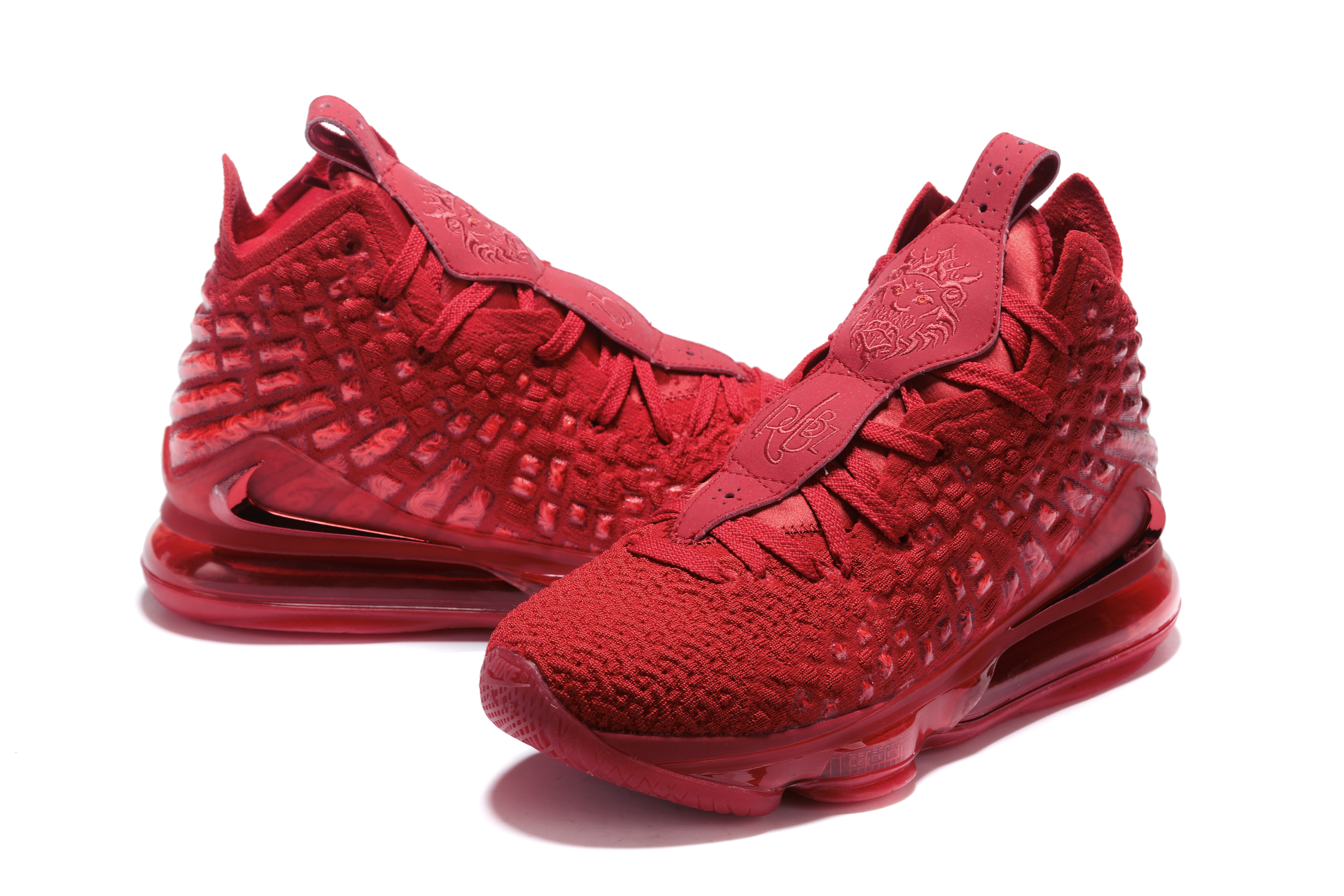 2020 Nike LeBron James 17 All Red - Click Image to Close